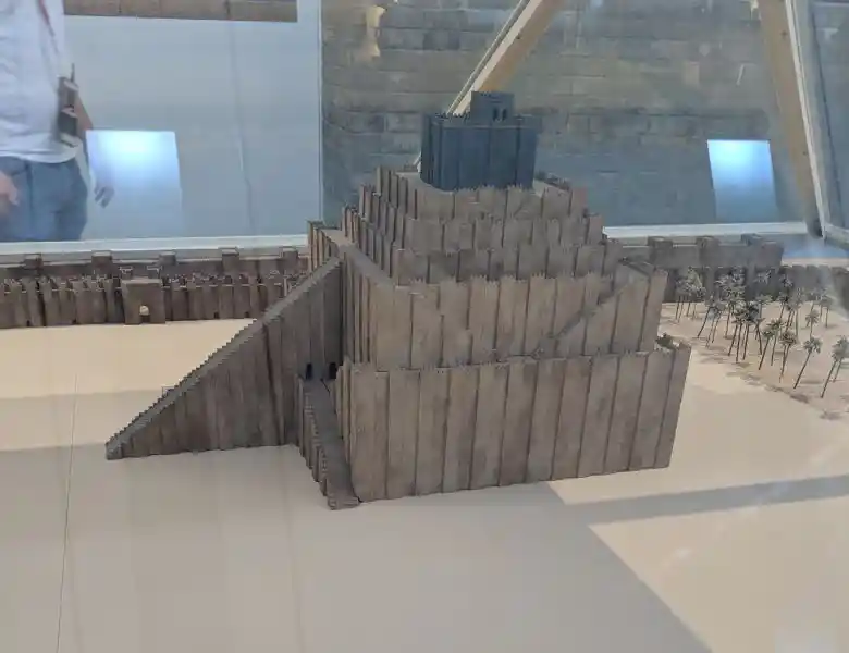 House of the Foundation of Heaven and Earth, Etemenanki, Model of the Marduk Temple in Babylon, located at the Pergamon museum, Germany